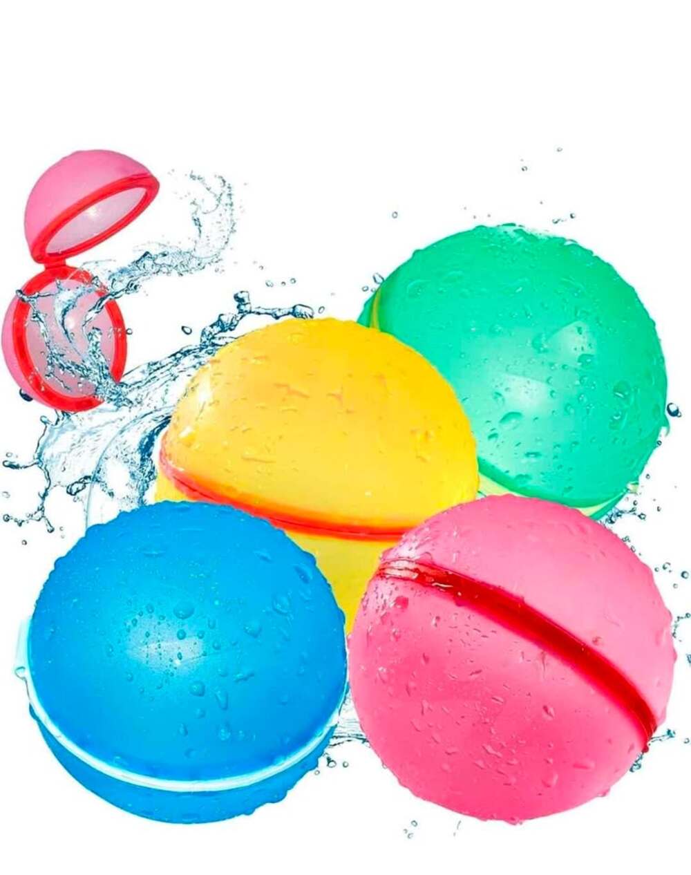Reusable Magnetic Water Balloons (Pack of 12) - New